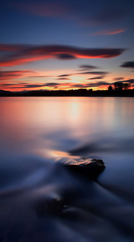 Sunset photograph River Tay